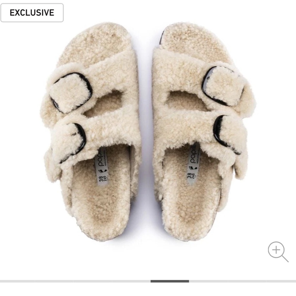 Birkenstock Arizona Shearling Papillo sandal